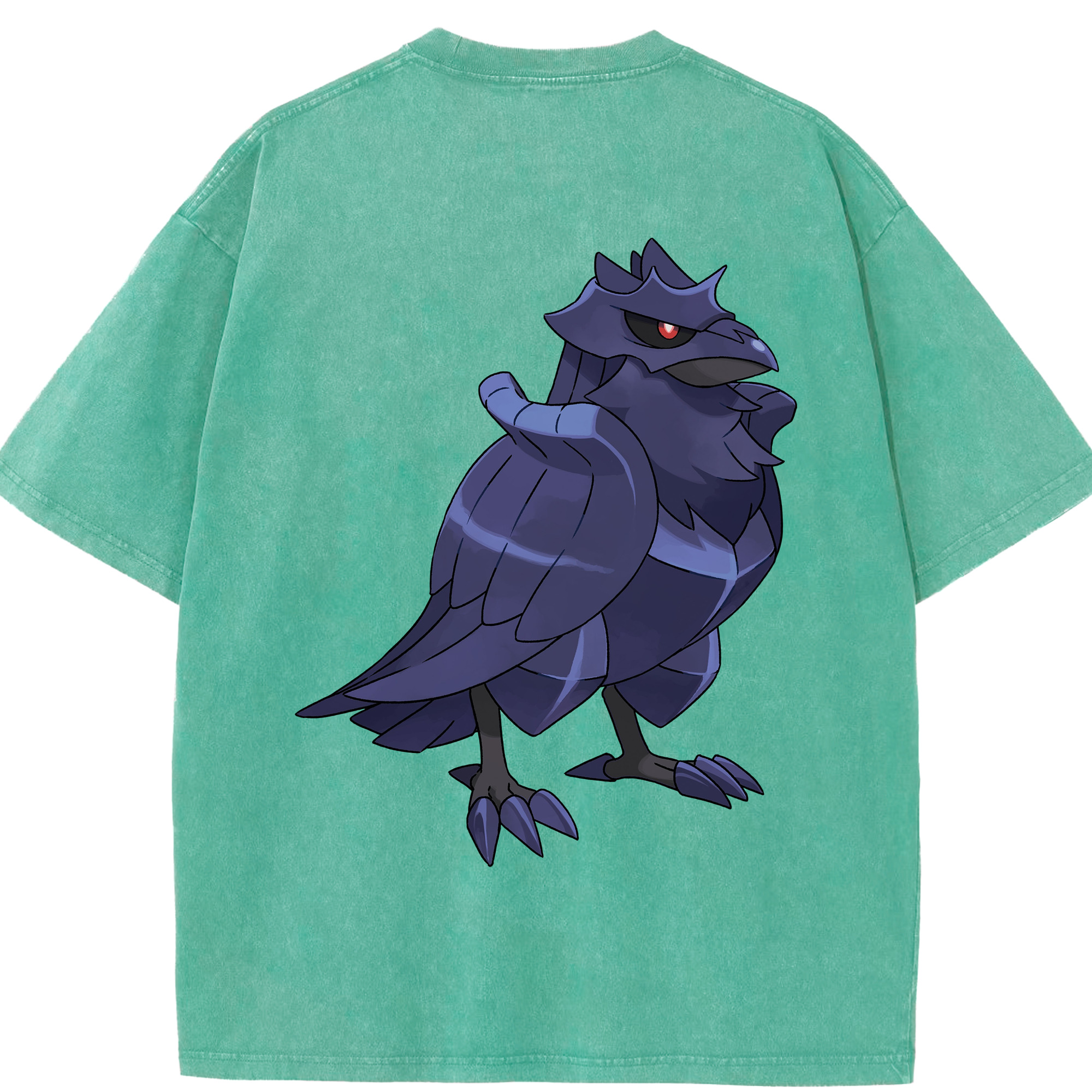 （画像用） ポケットモンスター Pokémon 綿100% ヴィンテージ風 半袖Tシャツ（背面プリント）